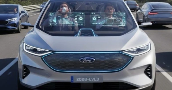 فورد تعلن عن أول نظام قيادة Level 3 دون النظر للطريق بحلول 2028 