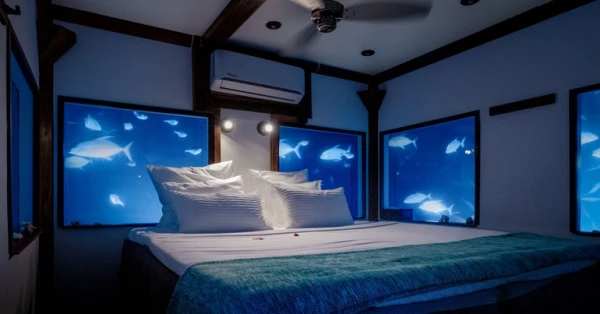 من السماء إلى أعماق البحر: جولة في أغرب فنادق العالم 