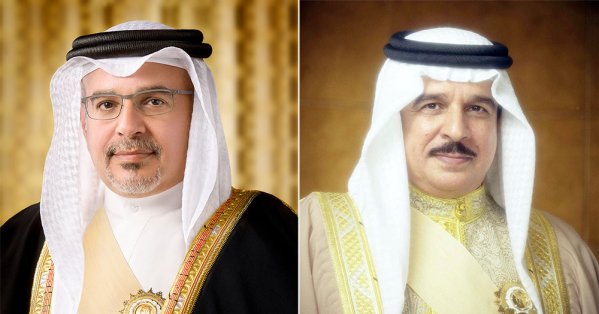 جلالة الملك المعظم يتبادل التهاني مع سمو ولي العهد رئيس مجلس الوزراء بمناسبة احتفال مملكة البحرين بأعيادها الوطنية 