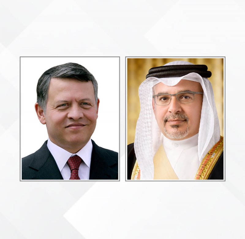 سمو ولي العهد رئيس مجلس الوزراء يهنئ العاهل الأردني بمناسبة عيد جلوس جلالته على العرش
