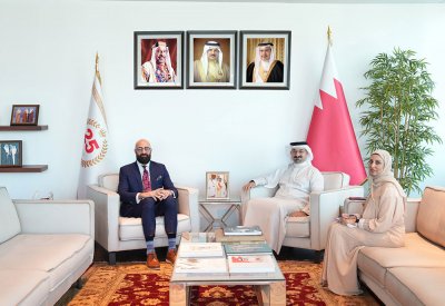 وزير الصناعة والتجارة يجتمع برئيس المجلس التجاري الكندي العربي