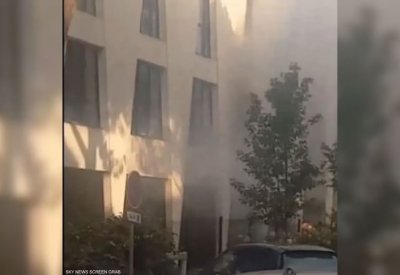 حريق وانفجار أمام معبد يهودي في جنوب فرنسا