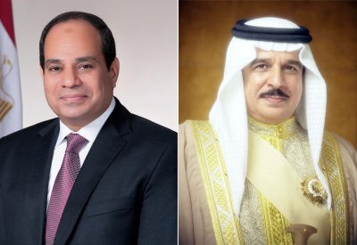 جلالة الملك المعظم يتلقى برقية شكر جوابية من الرئيس المصري