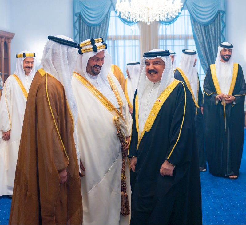 جلالة الملك المعظم يشرف حفل زواج سمو الشيخ سلطان الدين بن محمد بن سلمان آل خليفة