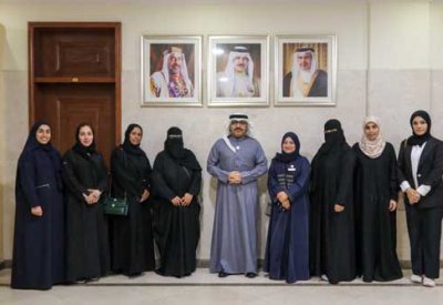 وزير التربية والتعليم يستقبل عددًا من المعلمات المشرفات على طلبة من ذوي التحديات الذهنية