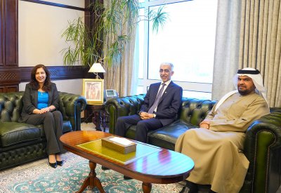 وزير الأشغال يستقبل سفيرة جمهورية مصر العربية لدى مملكة البحرين