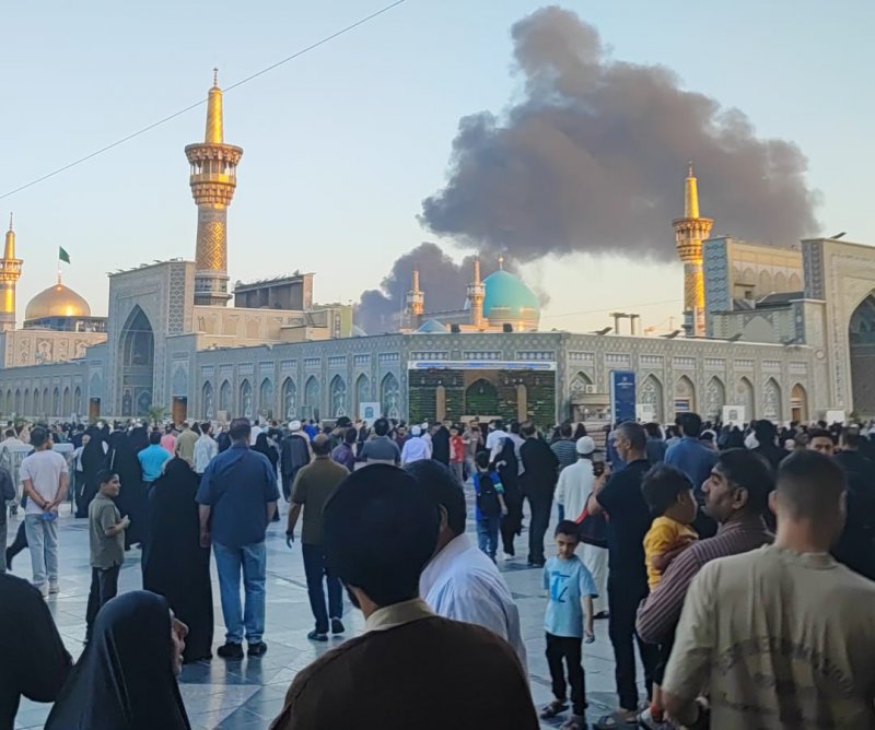 بالفيديو: إسرائيل تستهدف مطار مشهد