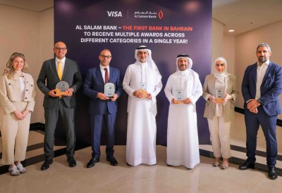 إنجاز غير مسبوق: بنك السلام أول من يحصد 5 جوائز من Visa خلال عام واحد في البحرين