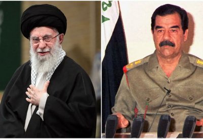 وزير الدفاع الإسرائيلي يحذر خامنئي بمصير مشابه لصدام حسين