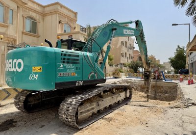 "الأشغال": بدء تنفيذ مشروع إنشاء شبكة صرف صحي في سار