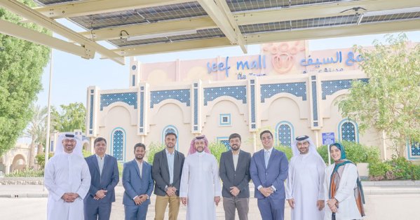 عقارات السيف تدشن محطة الطاقة الشمسية في مجمع السيف بمدينة عيسى 