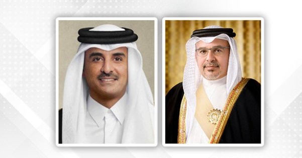 سمو ولي العهد رئيس مجلس الوزراء يهنئ سمو أمير دولة قطر باليوم الوطني 