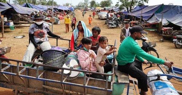 أكثر من 900 ألف نازح في كمبوديا وتايلاند بسبب النزاع الحدودي 