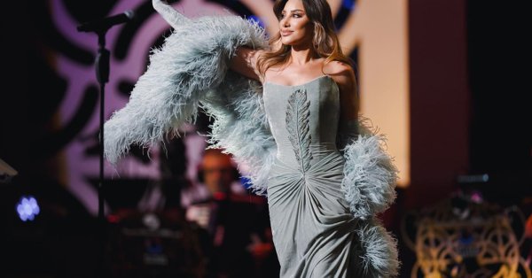 نجوى كرم تشعل مسرح محمد عبده أرينا بالرياض 