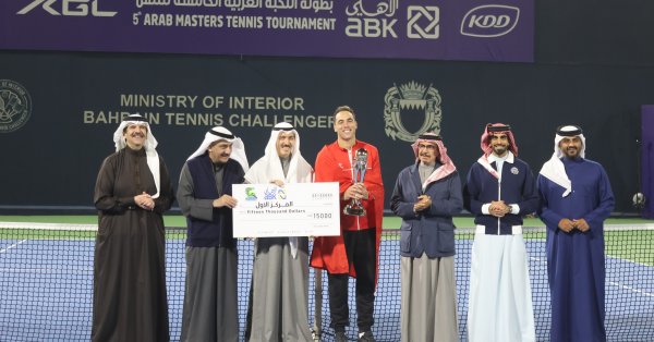 التونسي عزيز الواقع يتوج بلقب "النخبة العربية الخامسة للتنس" 