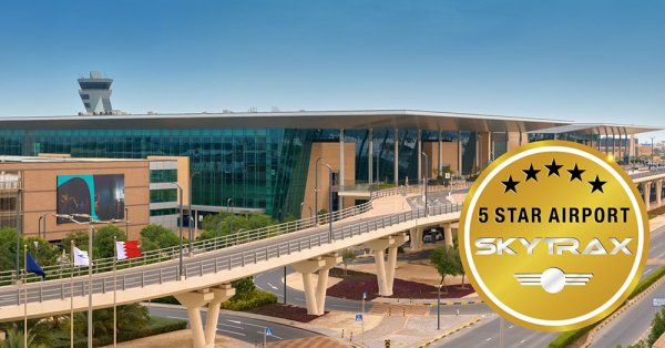 مطار البحرين الدولي يُصنف ضمن فئة الخمس نجوم من سكاي تراكس للعام الخامس على التوالي 