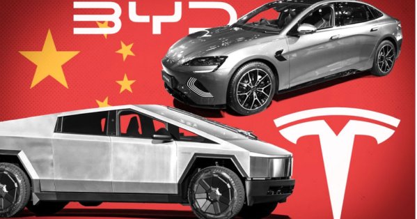 عرش “تسلا” يتهاوى.. “بي واي دي” الصينية تسيطر على العالم 