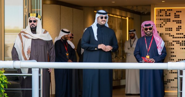 سمو الشيخ عيسى بن سلمان بن حمد يشهد الجولة الثانية لبطولة البحرين الدولية 