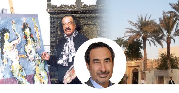 النقش ودلالاته التعبيرية في المنجز الفني الدلموني للفنان راشد العريفي 