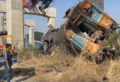 مقتل 22 شخصاً وإصابة 30 بحادث قطار في تايلاند