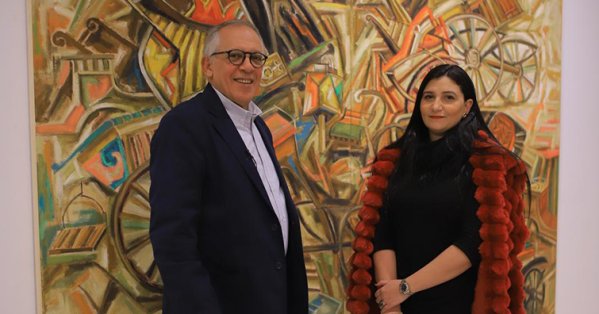 افتتاح معرض الفنان التشكيلي القدير رفقي الرزاز 