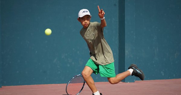 إنطلاقة قوية لبطولة الاتحاد الآسيوي للتنس للناشئين تحت 14 سنة 