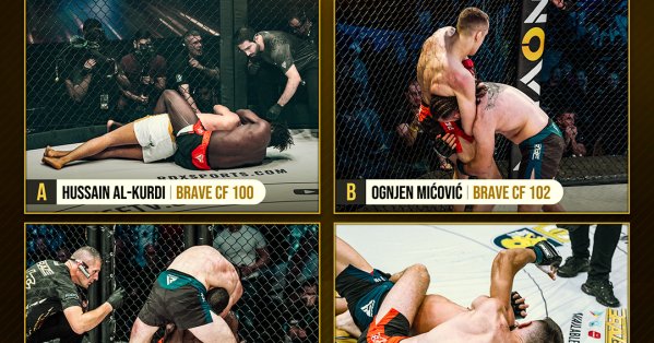 "BRAVE CF" تكشف عن المرشحين لجائزة "أفضل إخضاع" في عام 2025 