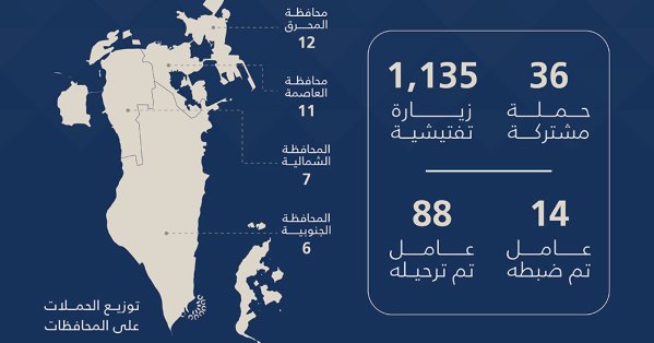 هيئة تنظيم سوق العمل: 1,171 حملة وزيارة تفتيشية.. وترحيل 88 مخالفًا خلال أسبوع 