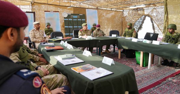 مدير أركان الحرس الوطني يزور أحد مواقع تمرين القيادات "حصن الوطن 2026" 