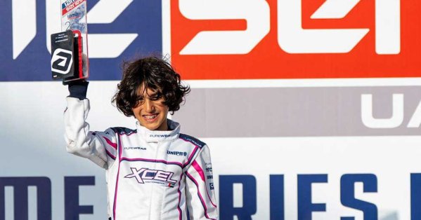 الشيخ سيف يحرز المركز الثاني بعد أداء مميز في الجولة الثامنة من بطولة IAME بأبوظبي 