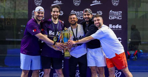 Bede تفوز بالمركز الأول في بطولة البادل للشركات 